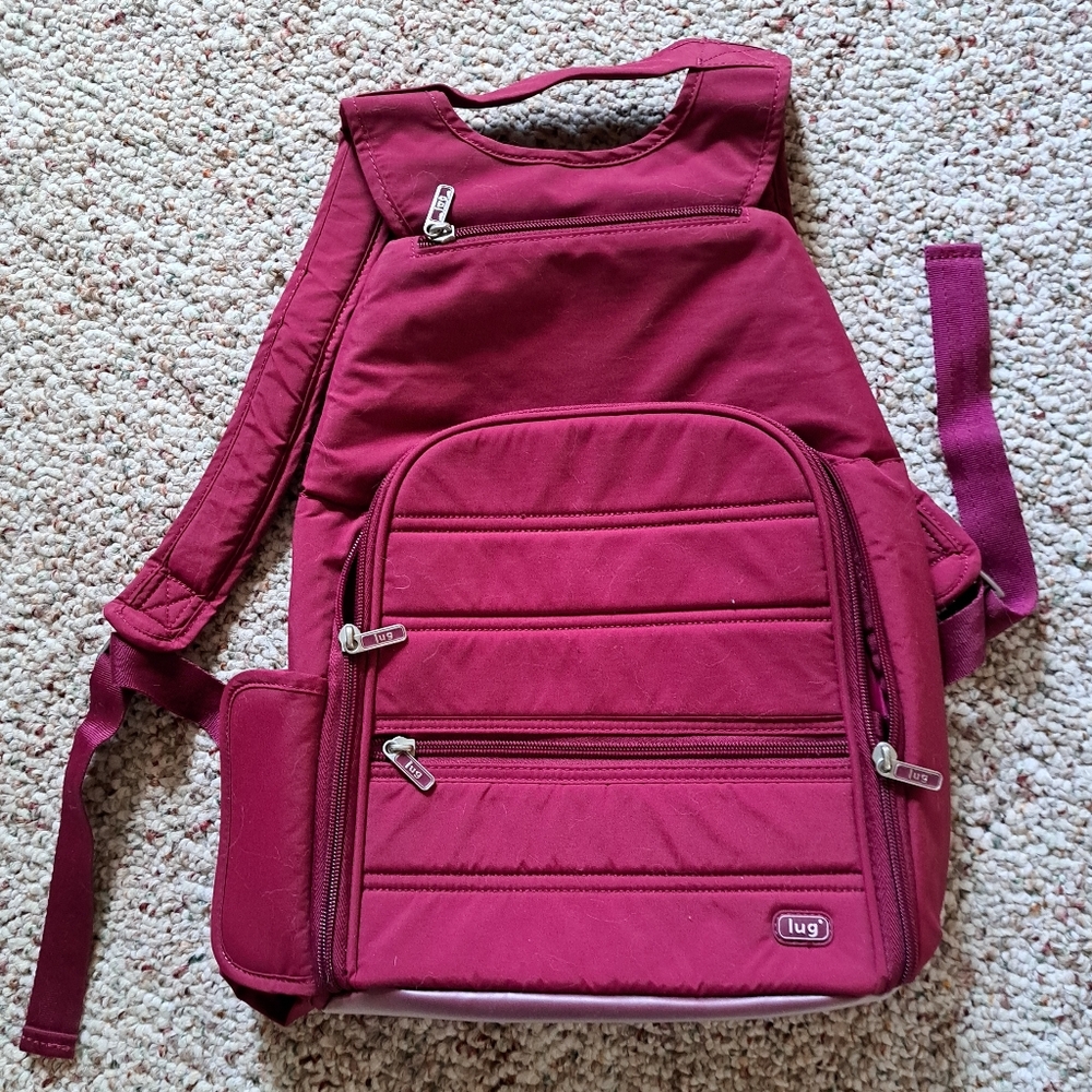 Lug Women's Burgundy Backpack